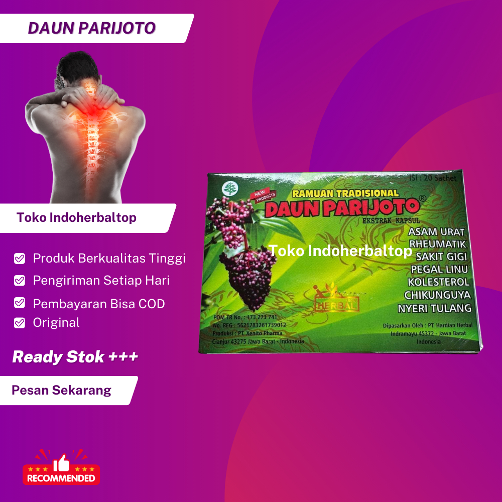 

Daun Parijoto Kapsul Original