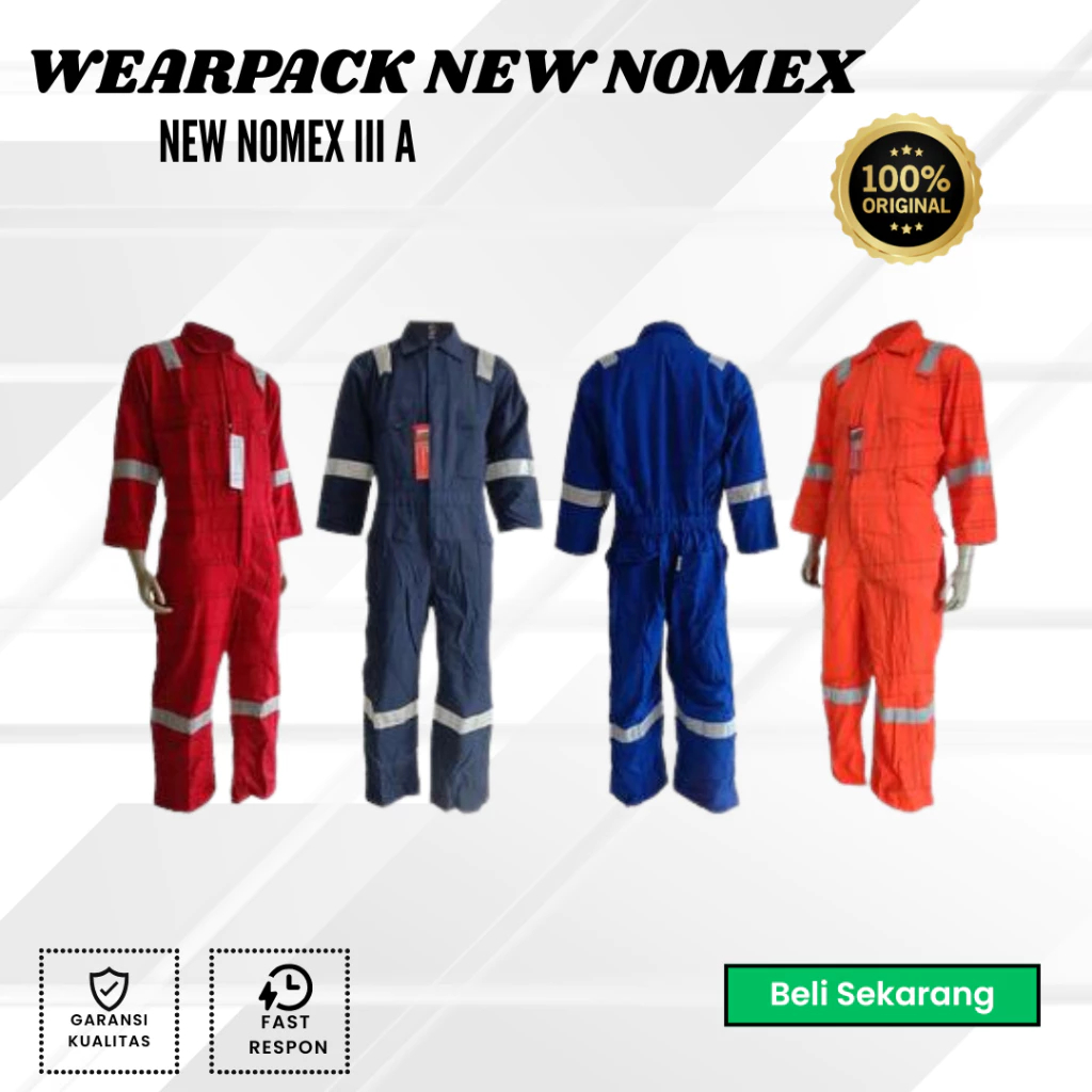 WEARPACK NOMEX COVERALL SAFETY NEW NOMEX IIIA