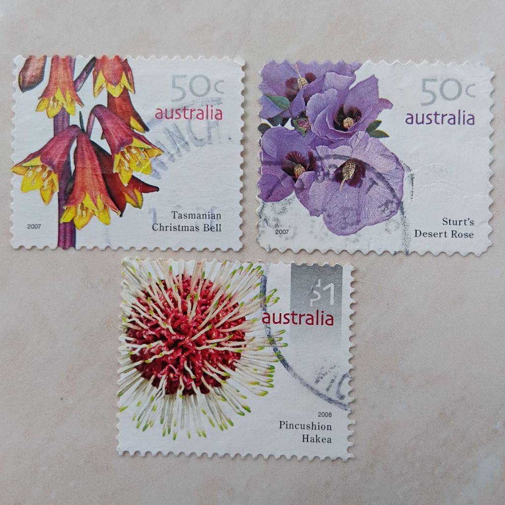 

Perangko Prangko Australia 2006-2007 Seri Australian Wildflowers 3 Pcs - YN2687