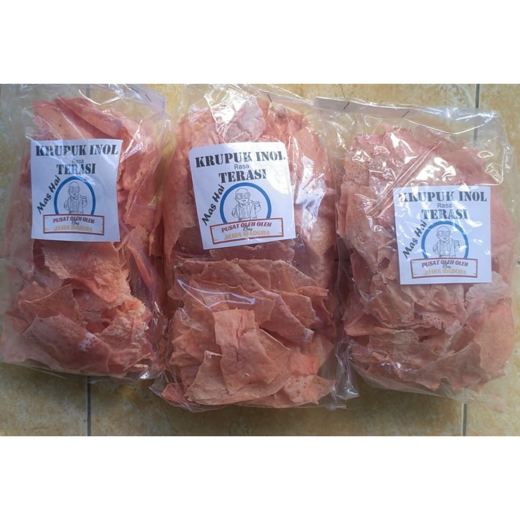 

Kerupuk Inul/Inol Khas Situbondo Renyah dan Gurih isi 500 Gram Gratis Ongkir