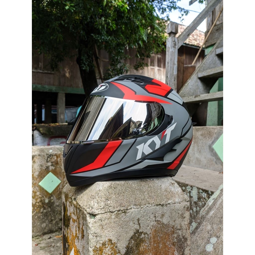 Helm KYT Falcon FR Raid Red