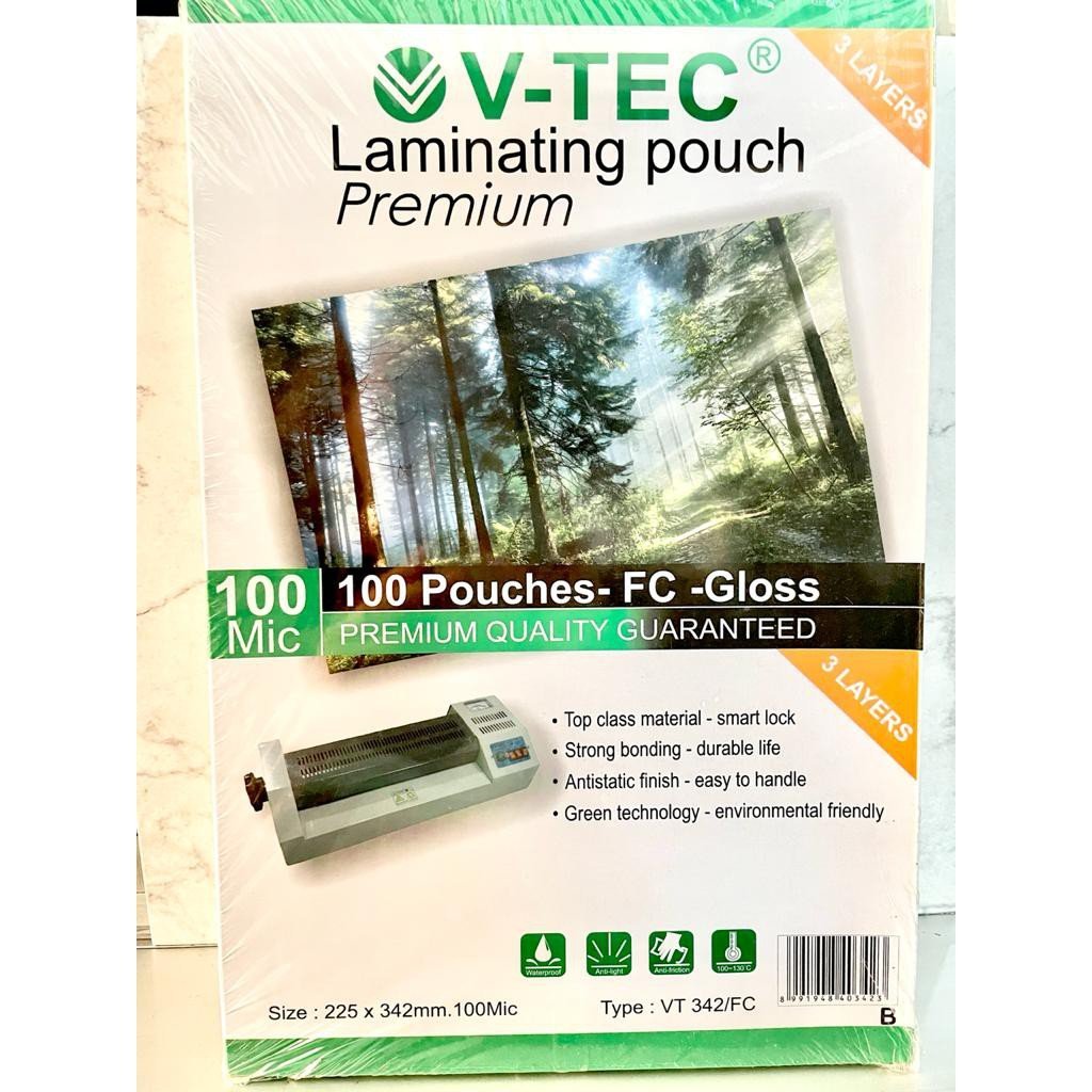 

JUAL LAMINATING POUCH V-TEC VT 342/FC
