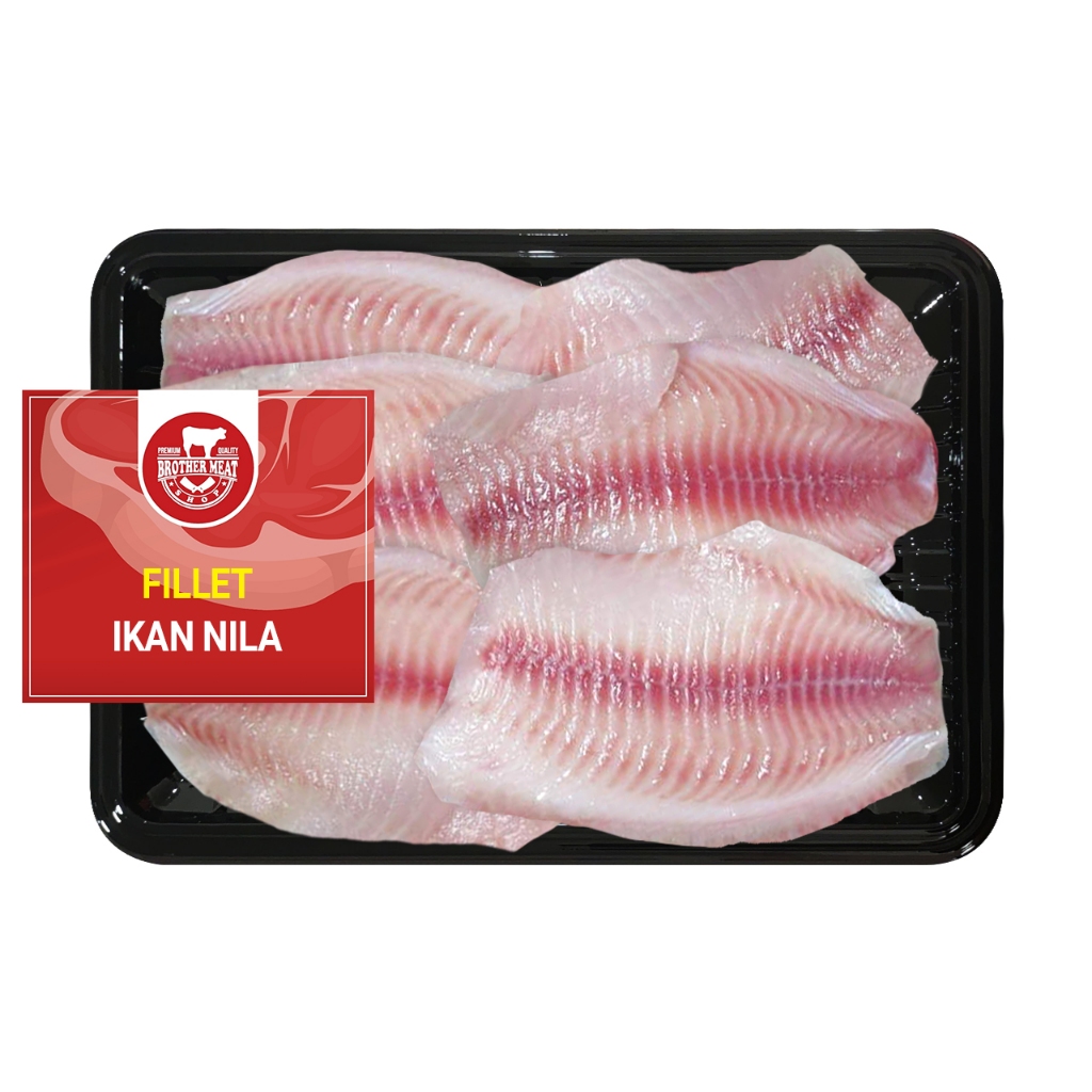 

Fillet Ikan Nila Frozen 1kg / Tilapia Fillet Skinless - Brothermeatshop