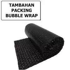 

tambahan buBble warp agar paket lebih aman bubble wrap hitam tambahan paket