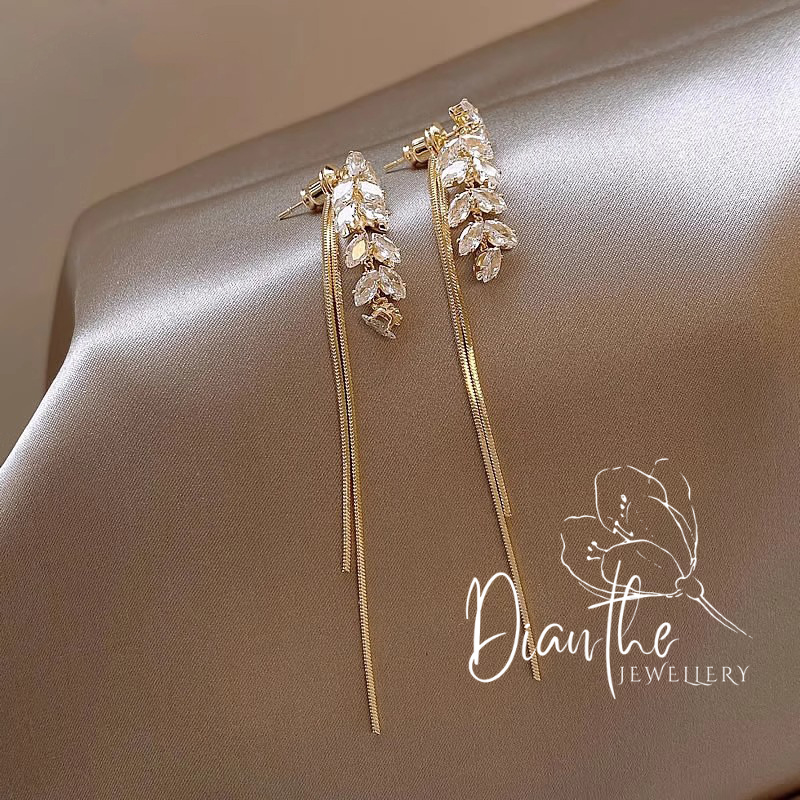 115 - Pallasia - Anting Style Korea - Anting Panjang - Anting Pesta - Dianthe Jewellery