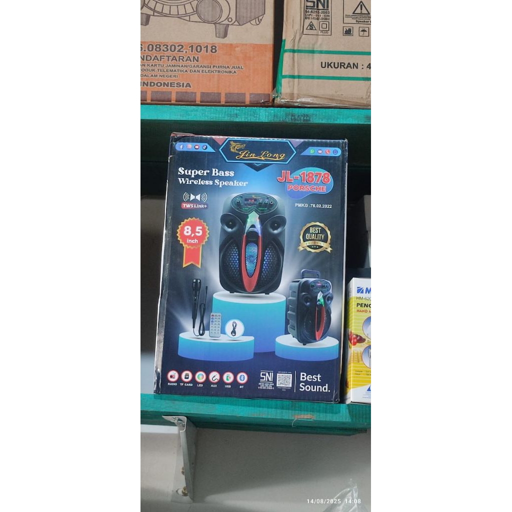 SPEAKER BLUETOOTH JINLONG JIN LONG JL 1878 + MIX