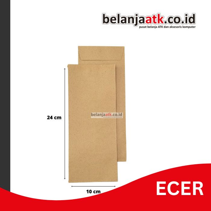 

[PAK] Amplop Coklat Kecil Samson Tipe A 240 x 100 mm (Amplop Gaji)