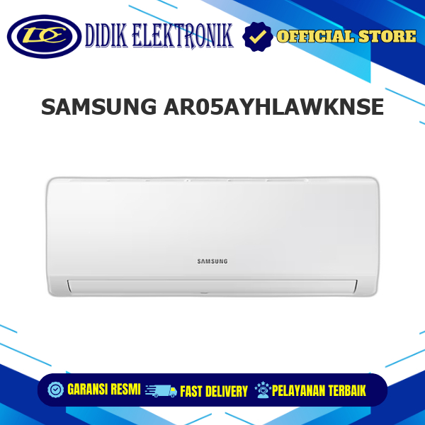 SAMSUNG AR05AYHLAWKNSE AC SPLIT ALPHA INVERTER 0.5 PK SMART AIR FLOW RAPID COOLING AR05AYHLAWKNSE AR