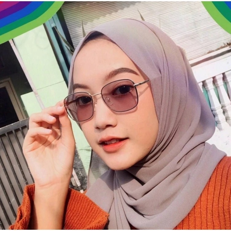 KACAMATA LENSA PHOTOCROMIC KACAMATA WANITA 6639 TITANIUM TERLARIS
