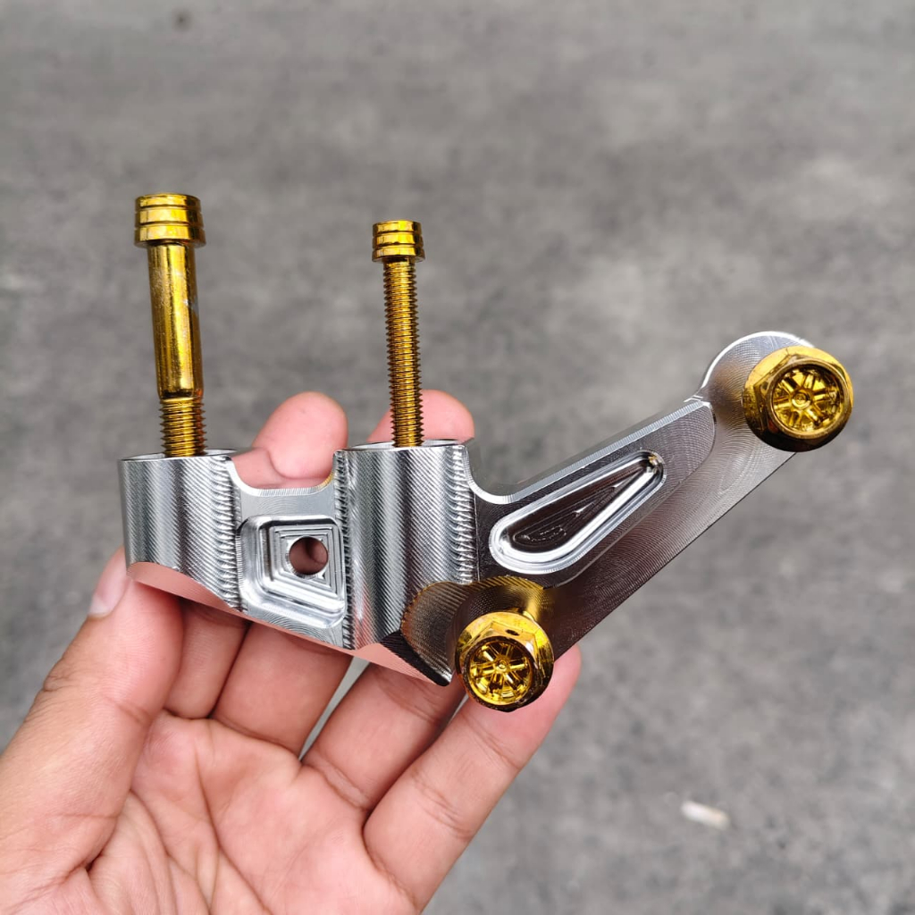 BREKET KALIPER CAKRAM NINJA R SS RR 4P MONO BLOCK DISC STANDAR SATRIA FU SET BAUT KALIPER BAUT CALIP