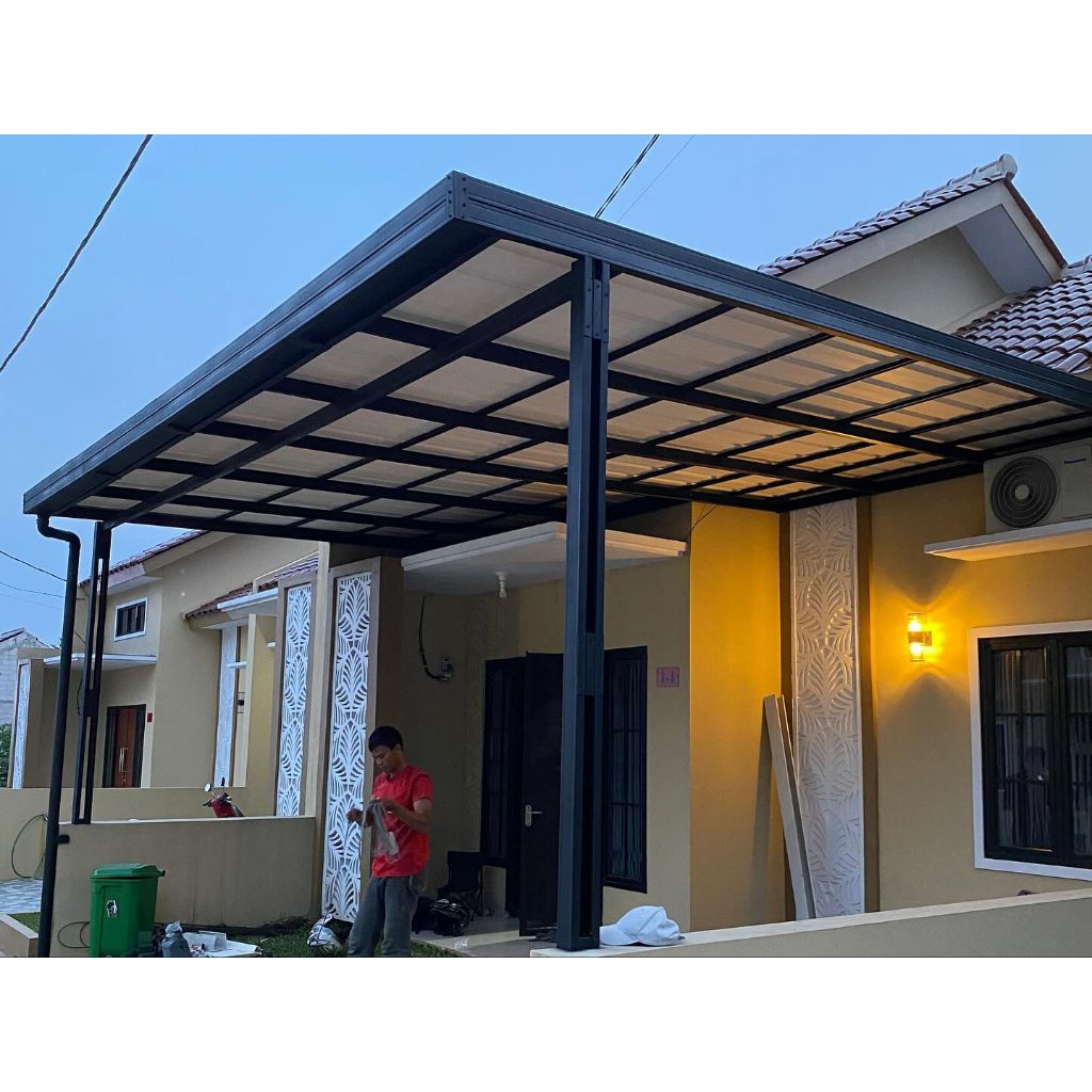 kanopi baja ringan atap alderon RS asli