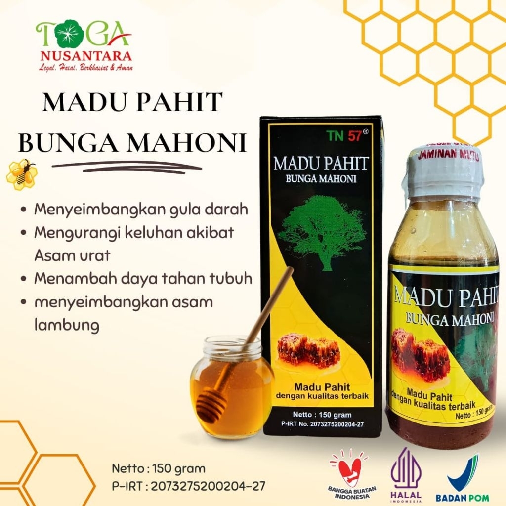 

MADU PAHIT BUNGA MAHONI 150gr