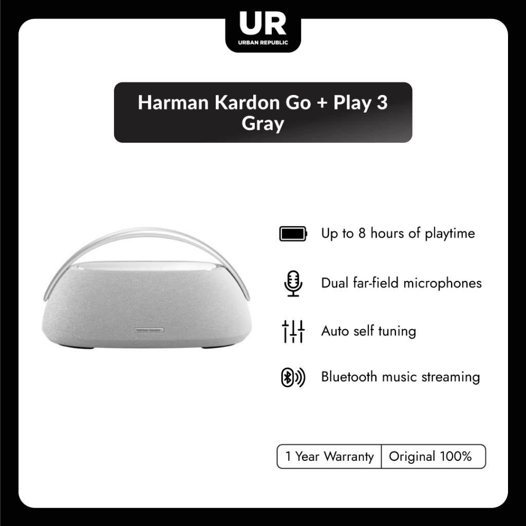 Harman Kardon Go + Play 3 - Gray