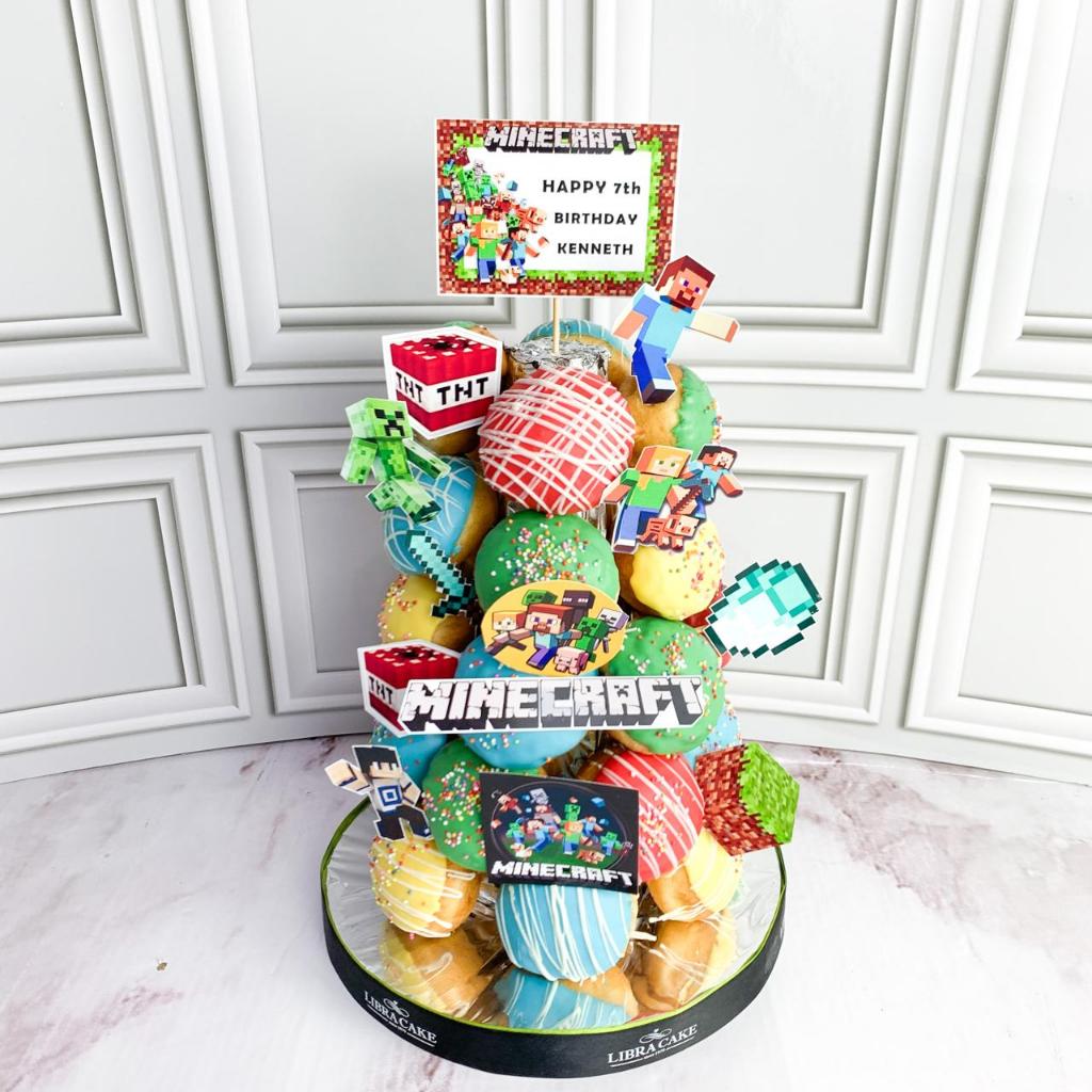 

Donat/Donat Ulang Tahun/Donat Tower Tema minecraft/Donat Birthday Jakarta