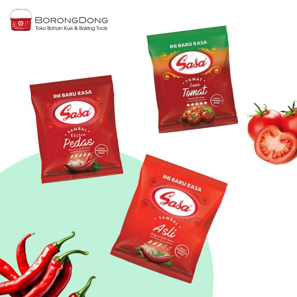

SASA Saos Sambal / Saos Tomat Sachet 8g x 24 pcs