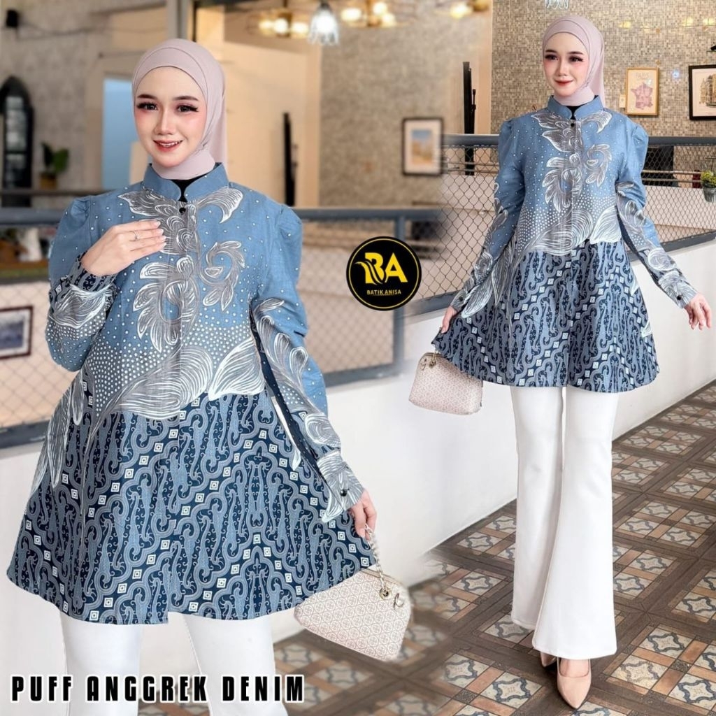 Batik Wanita || Baju Batik Wanita Lengan Panjang Batik Wanita Modern