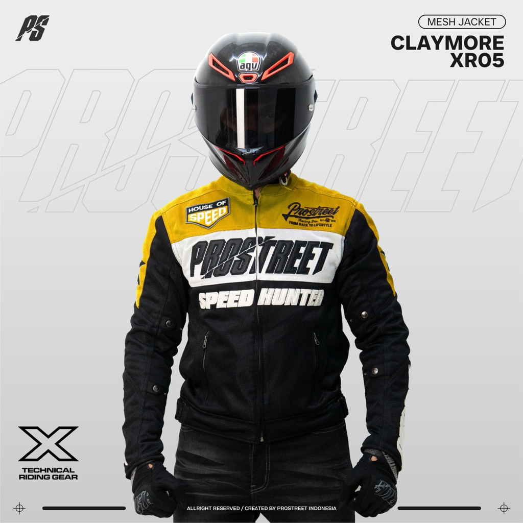 JAKET MESH PROSTREET CLAYMORE XR05 ORIGINAL