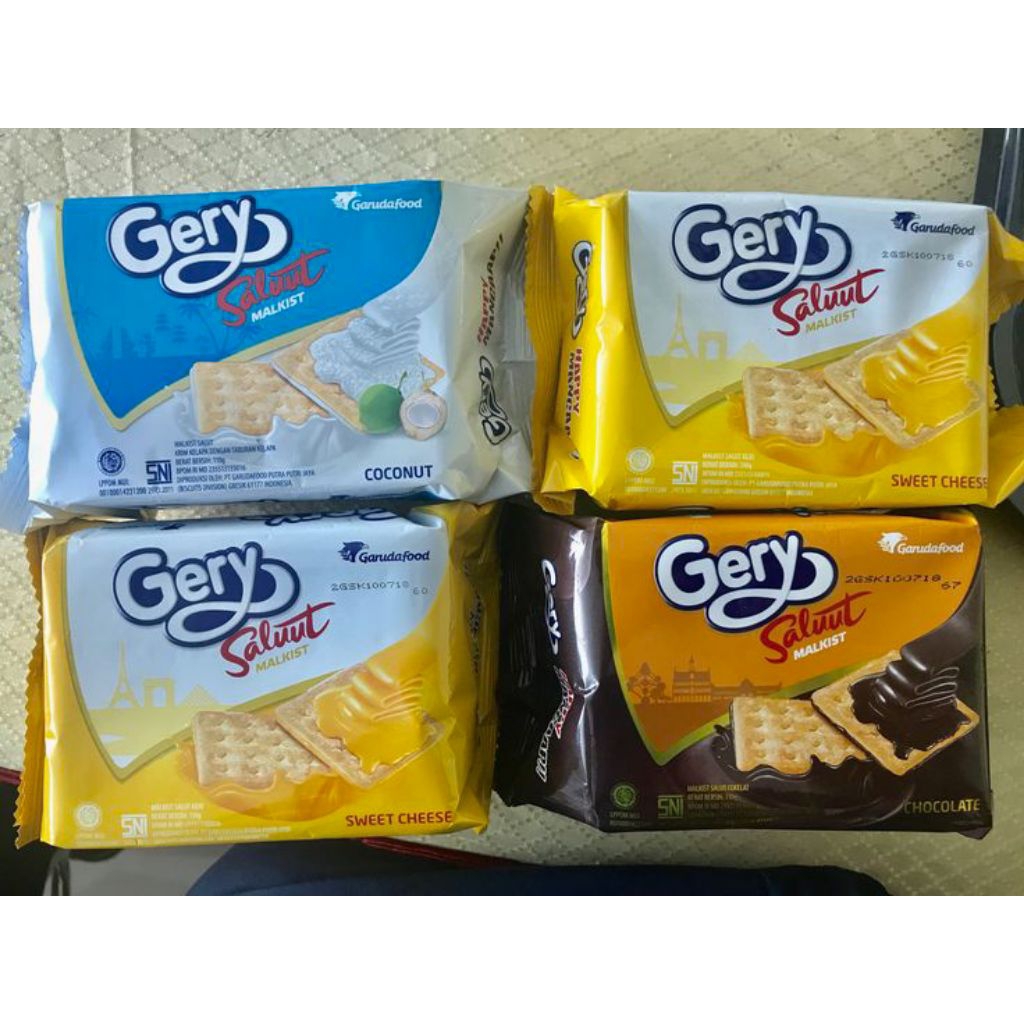 

Gery Saluut Malkist 100gr All Varian Rasa Wafer Enak