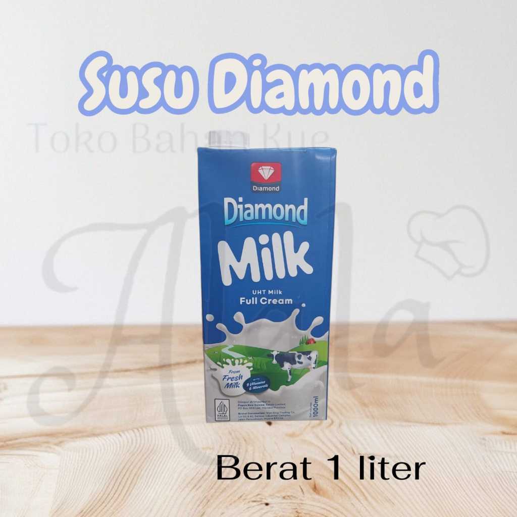 

Diamond Susu Cair Full Cream 1 liter / susu UHT