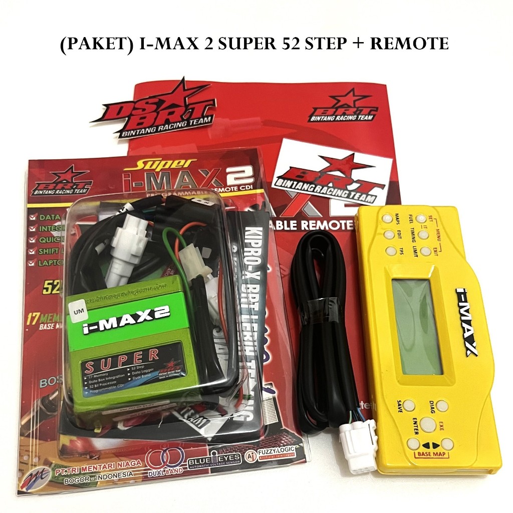 CDI BRT IMAX 2 SUPER 52 STEP & REMOTE Semua Motor BEAT SCOOPY GRAND SUPRA MEGAPRO TIGER SHOGUN KARIS