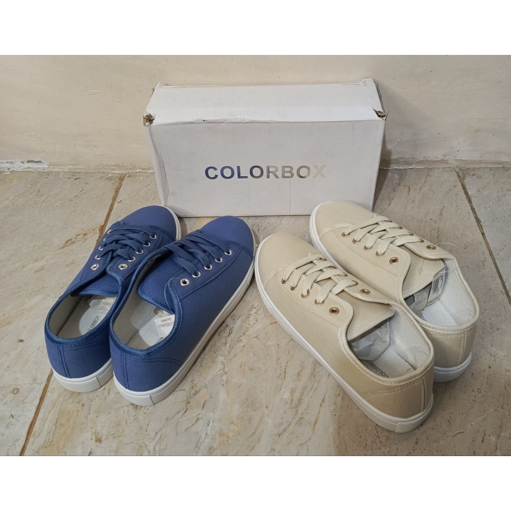 COLORBOX SEPATU WANITA CASUAL  BAHAN KANVAS ORIGINAL