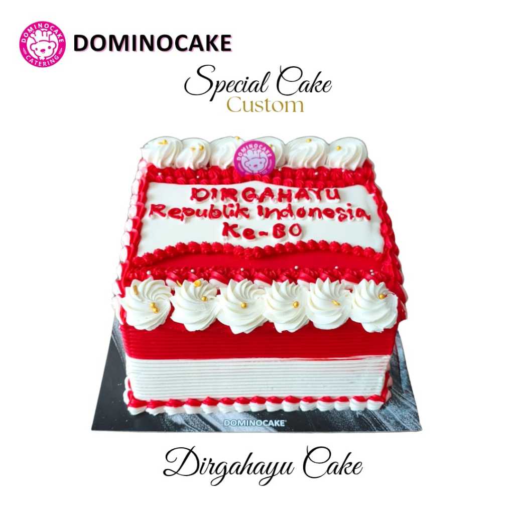 

Dominocake | Dirgahayu Indonesia | Custom Cake Special