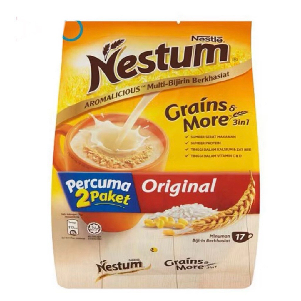 

Nestum 3in1 original oat malaysia (16sachet) hand carry Halal Termurah Asli Terenak Sehat (16pack)