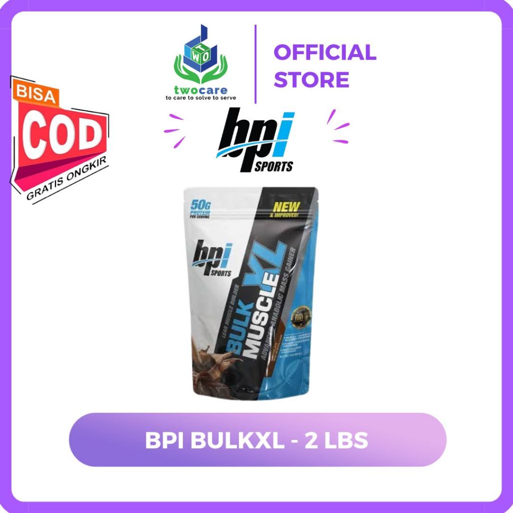 BPI Sports Extreme Bulk Muscle XL 2 lbs 2 lb Weight Mass Gainer