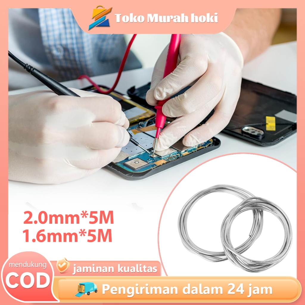 5 Meter Kawat Las Aluminium Brazing 2.0mm 1.6mm Kawat Las Suhu Rendah Flux Aluminium Welding Rod