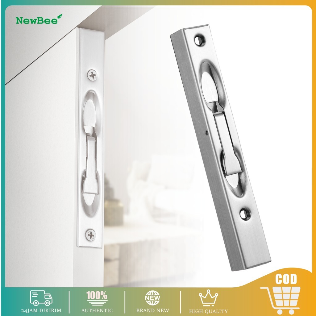 6" Stainless Grendeltanam Pintu Panjang Slot Pintu Tanam Termurah Berkualitas
