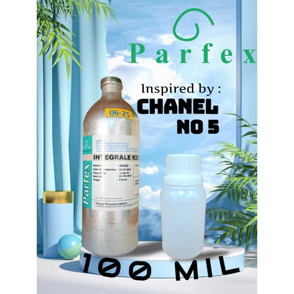 CHANEL NO 5 BIBIT PARFUM MURNI 100 MIL BY PARFEX ORI