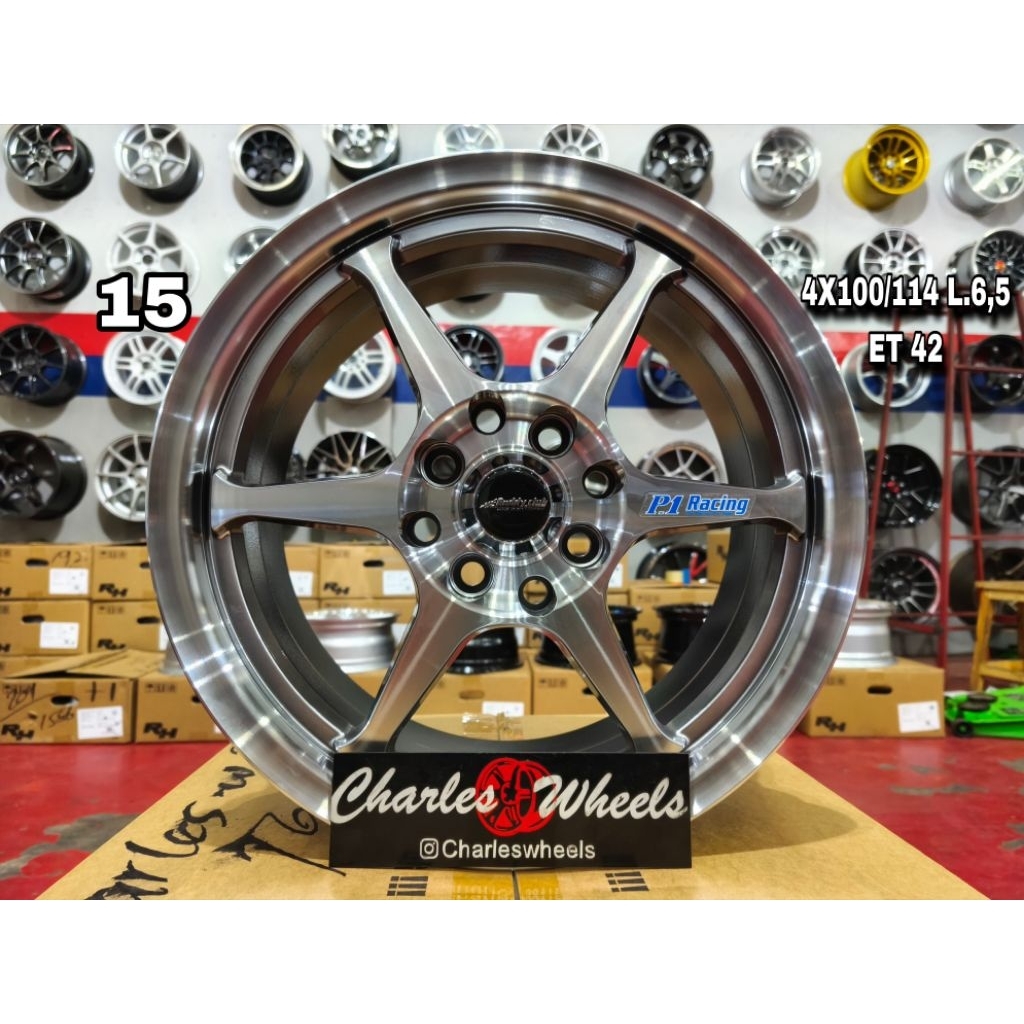VELG P1 BUDDY CLUB RING 15 HB