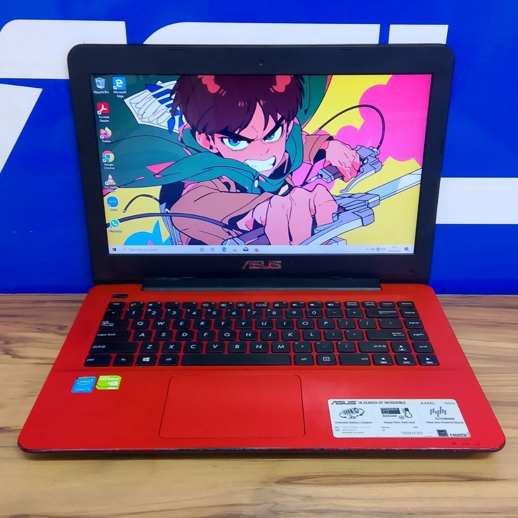 ASUS A455L INTEL CORE I5 5200U INTEL HD GRAPHICS 5500+NVIDIA GEFORCE 930M 2GB RAM 8GB DDR3L SSD 512G