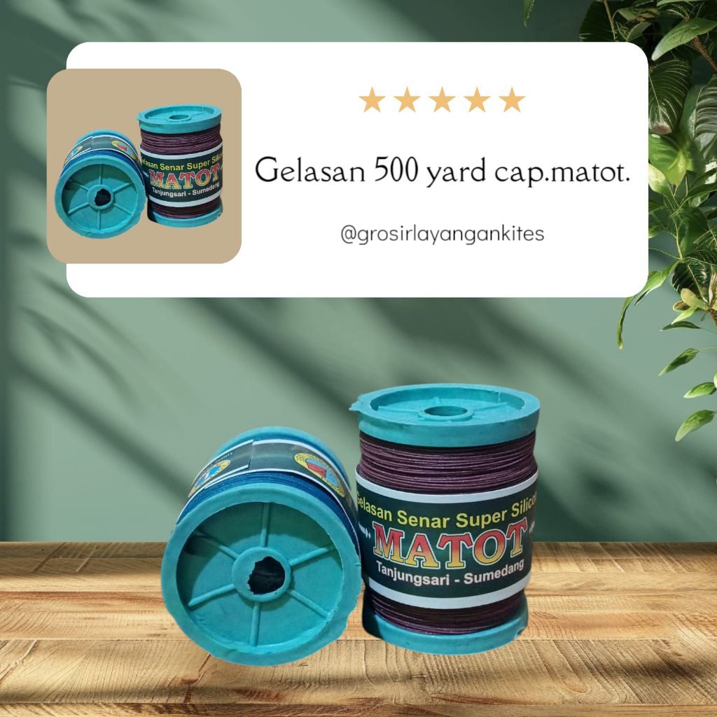 benang gelasan matot KLOS gajah