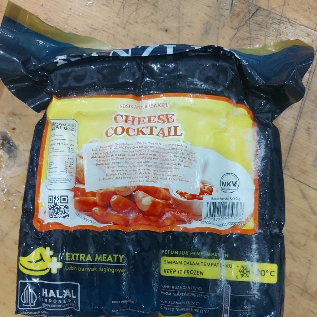 

KANZLER SOSIS CHEESE COCKTAIL 500GR