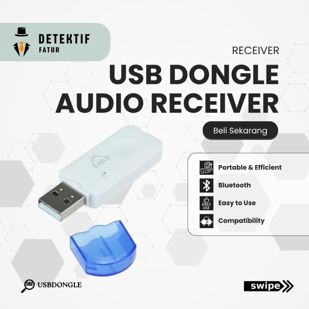 USB Dongle Audio Receiver Adaptor Bluetooth Dongle Wifi untuk Musik MP3 Audio Receiver Tanpa Kabel