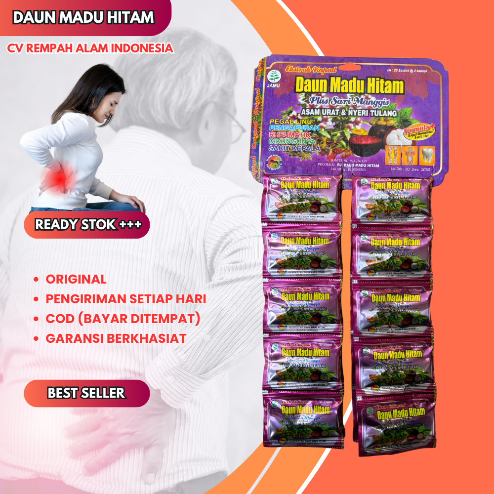 

Daun Madu Hitam Kapsul Original Renceng 20 Sachet