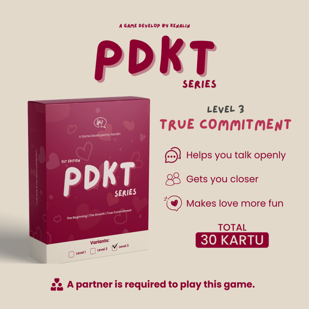Kartu Deep Talk Pasangan (Level 3) PDKT Series - Kenalin