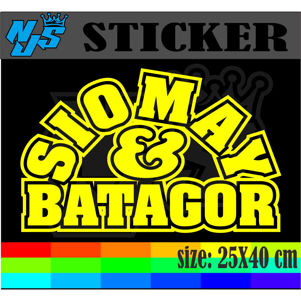 

CUTTING STIKER TEMPELAN NAMA JUALAN SIOMAY DAN BATAGOR DENGAN MODEL BOLONG UKURAN 25X40 CM