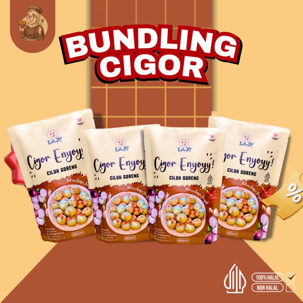 

Bundling 4 Cigor Enyoyy Original Cilok Original