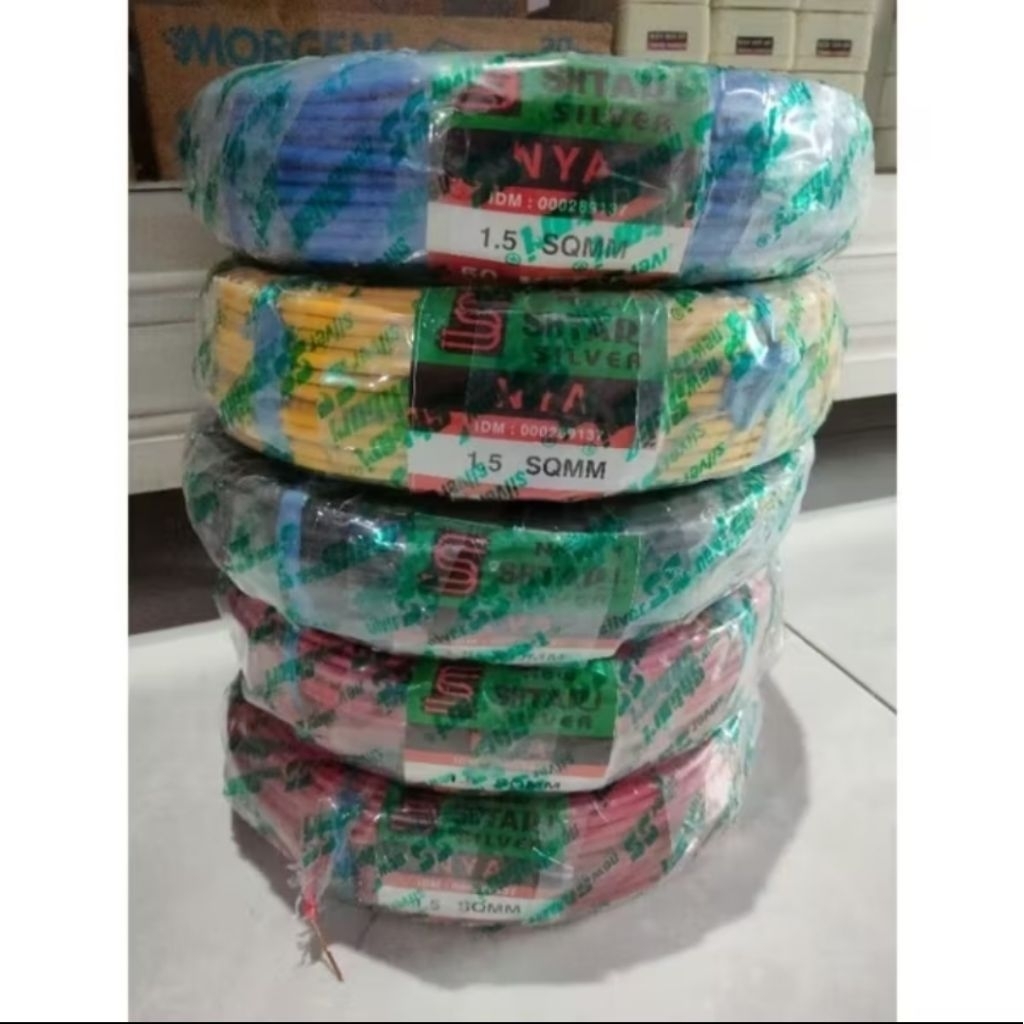Shtar Kabel NYA 1.5mm panjang Full Kabel SNI