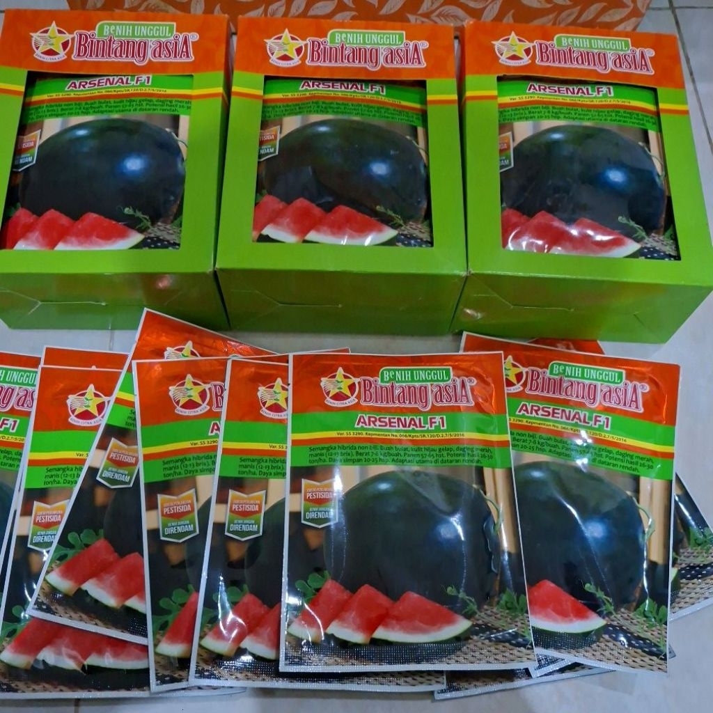 Semangka Non Biji Arsenal F1 20gr Original Bergaransi