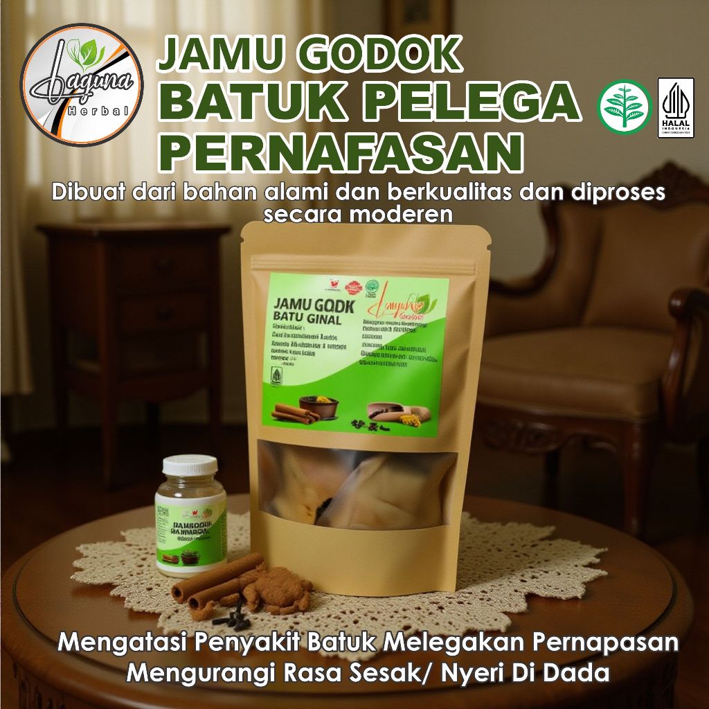

Jamu Herbal Godok Rebusan Batuk Pelega Tenggorokan Secara Alami 100 gram