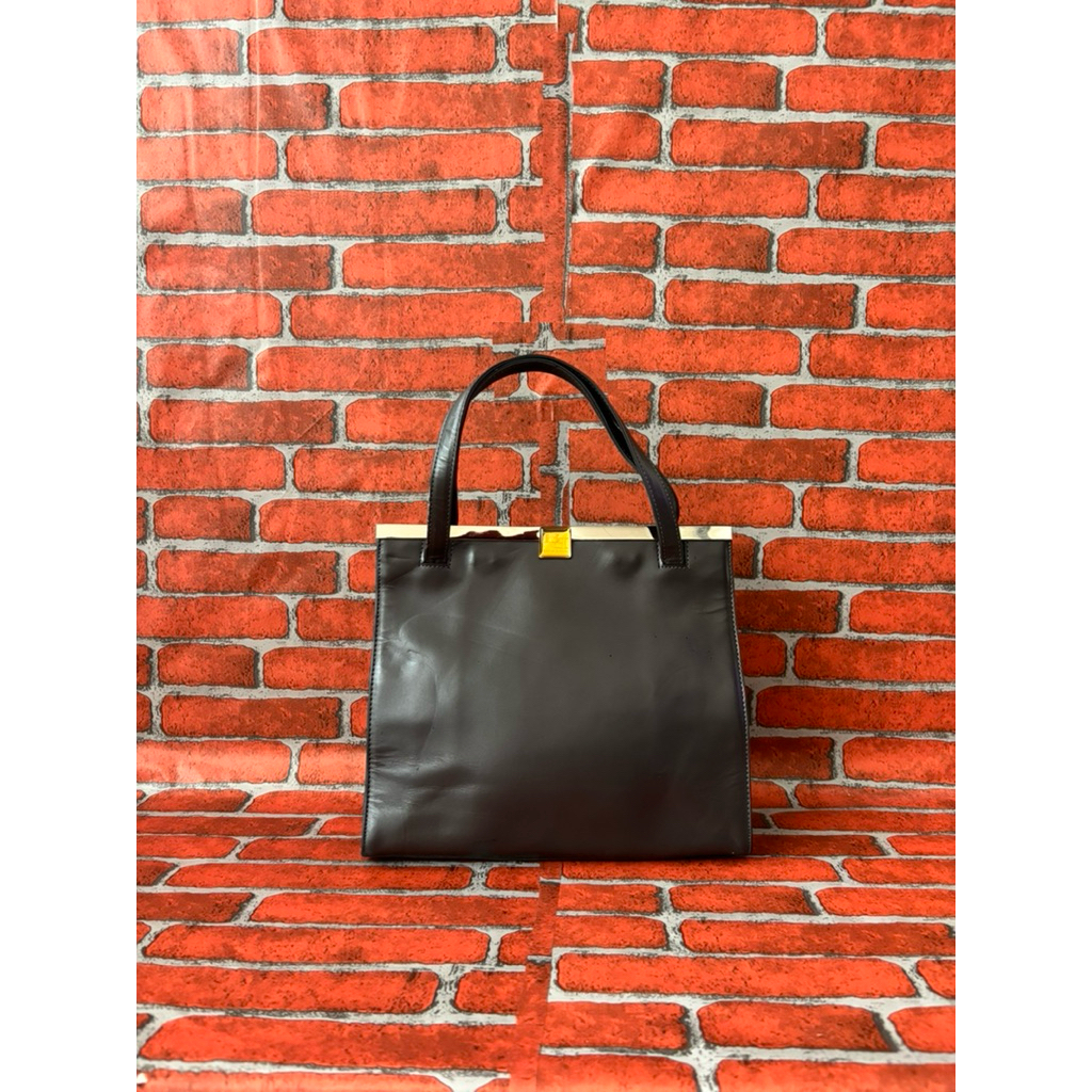 TAS TOP HANDLE WANITA KULIT ASLI BANABANA SECOND / TAS TENTENG PESTA WANITA KULIT ASLI BANABANA