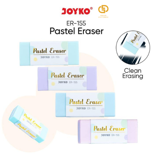 

(1 PCS) Penghapus Eraser Joyko ER-155 Pastel Eraser