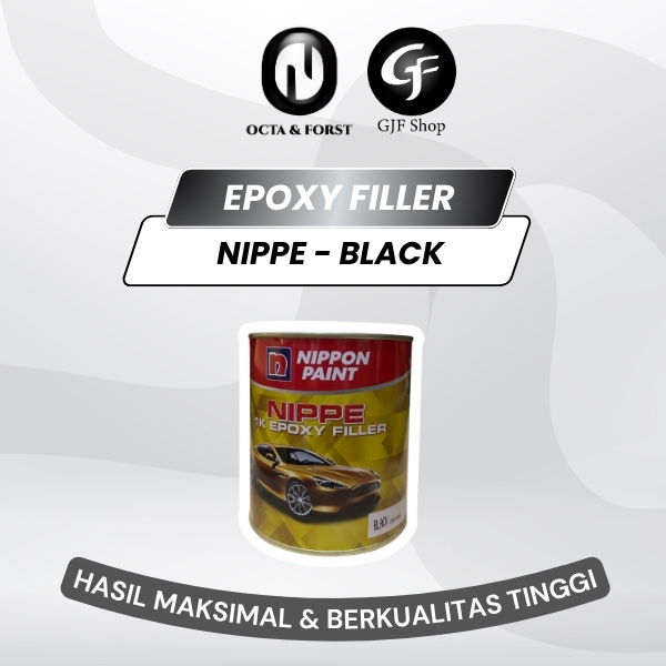 Cat Dasar Epoxy Filler Nippon Paint Warna Hitam Black 1kg