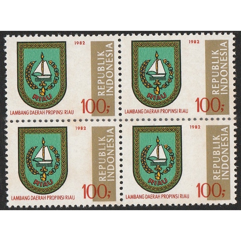 

A 12869 EMPAT BUAH PRANGKO TEMA LAMBANG PROPINSI RIAU DALAM BLOK KONDISI BELUM ADA CAP - HARGA KPI 2018 RP.40.000