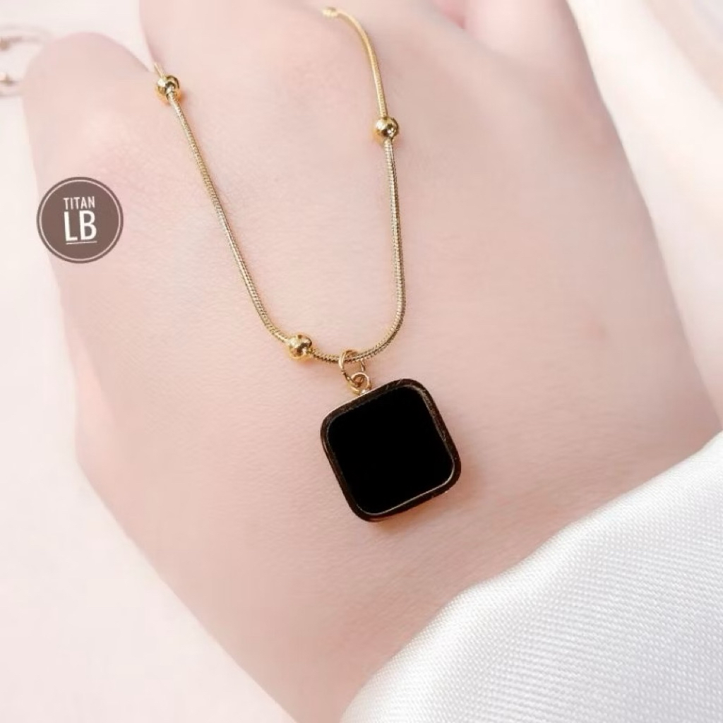 Terlaris Kalung Titanium Wanita Terbaru Kalung Titanium Wanita Model Giok Kalung Wanita Model Terbar