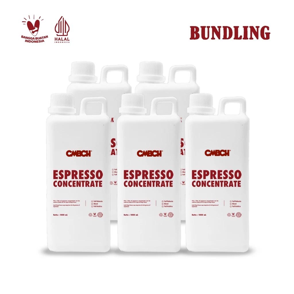 

Espresso Cair Arabica Robusta Blend Premium Grosir/Reseller 5 Liter