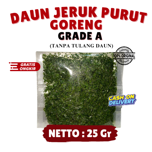 

DAUN JERUK PURUT TABUR 25 GR CAMILAN BASRENG CIKRUH ASLI GRADE A